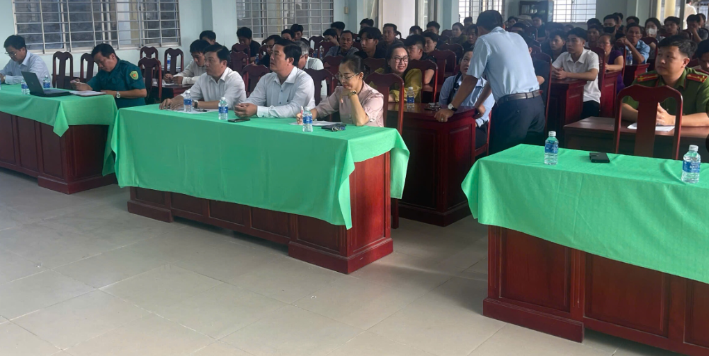 Xã An Ngãi Trung tổ chức Hội nghị triển khai quyết định gọi công dân nhập ngũ năm 2026