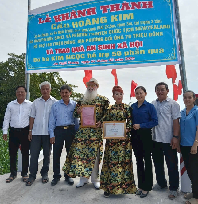 Công trình cầu giao thông nông thôn chào mừng năm mới Bính Ngọ 2026 