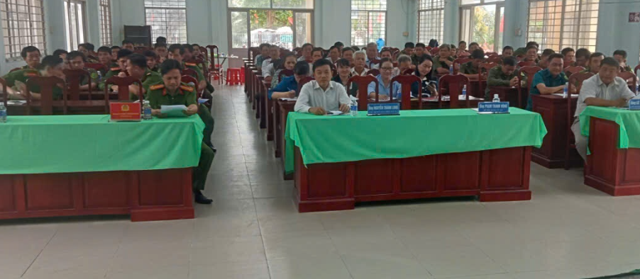 Xã An Ngãi Trung tổ chức Hội nghị Tổng kết phong trào “Toàn dân bảo vệ ANTQ” năm 2025; triển khai công tác năm 2026.